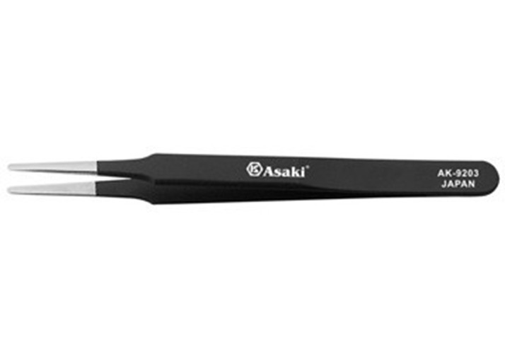 NHÍP GẮP LINH KIỆN MŨI BẰNG ASAKI AK-9203