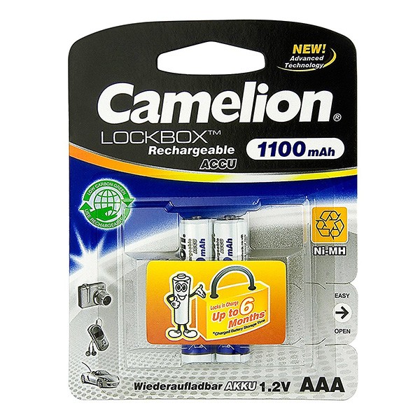 Pin sạc aaa camelion 1100 mah vỉ 2 viên