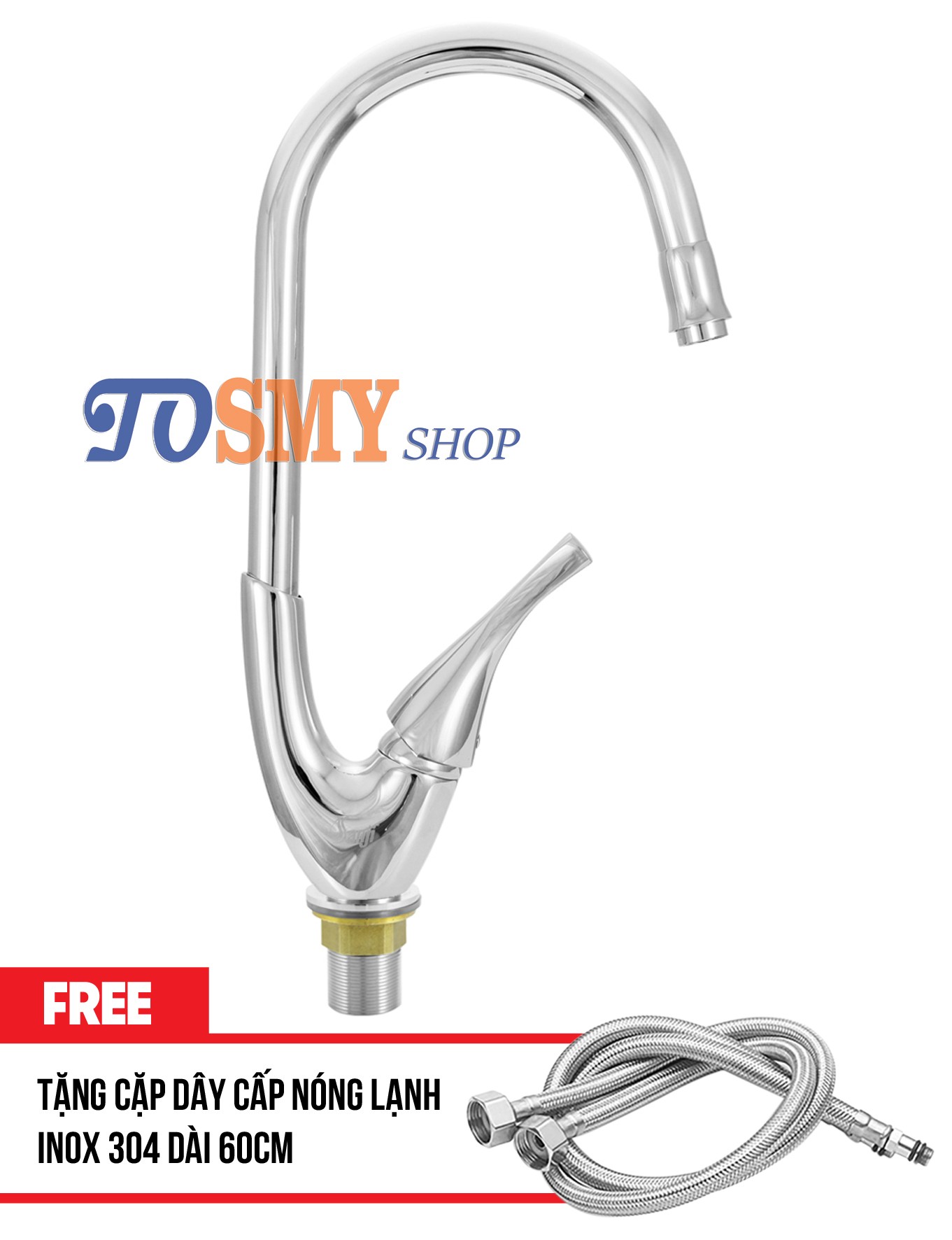 Vòi rửa chén nóng lạnh Sanji CN-11