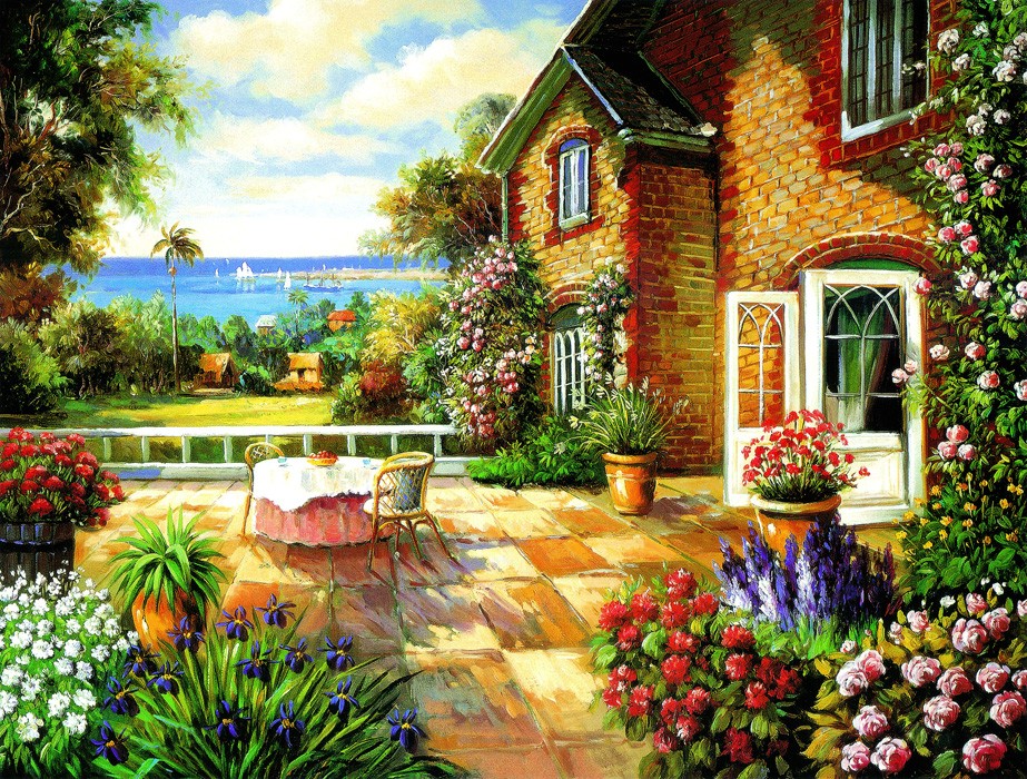 Tranh in canvas VTC LunaCV-0130 - cảnh đẹp, 60 x 40cm