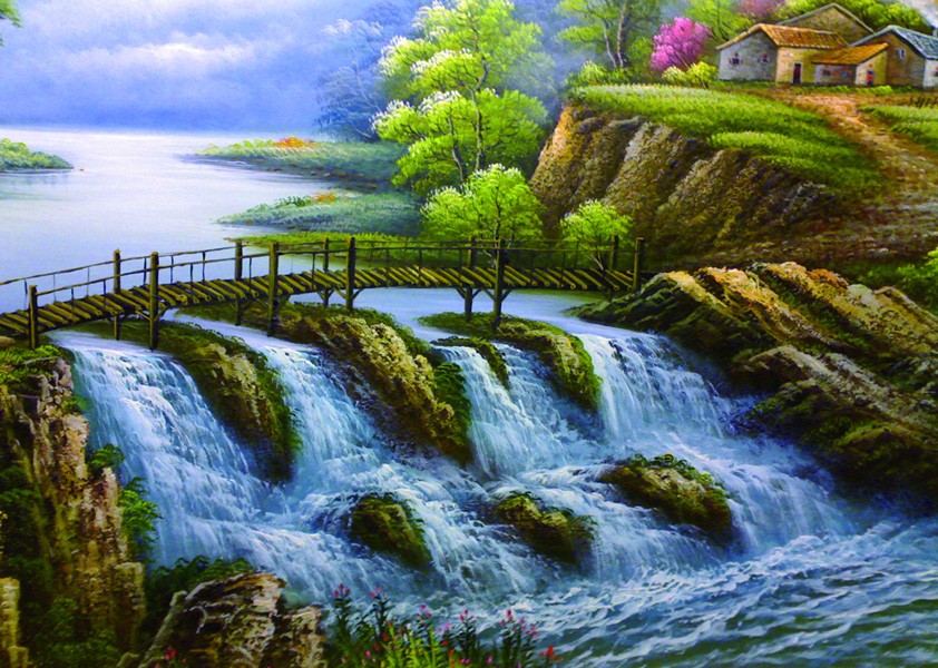 Tranh in canvas VTC LunaCV-0152 - cảnh đẹp thiên nhiên, 70 x 50cm
