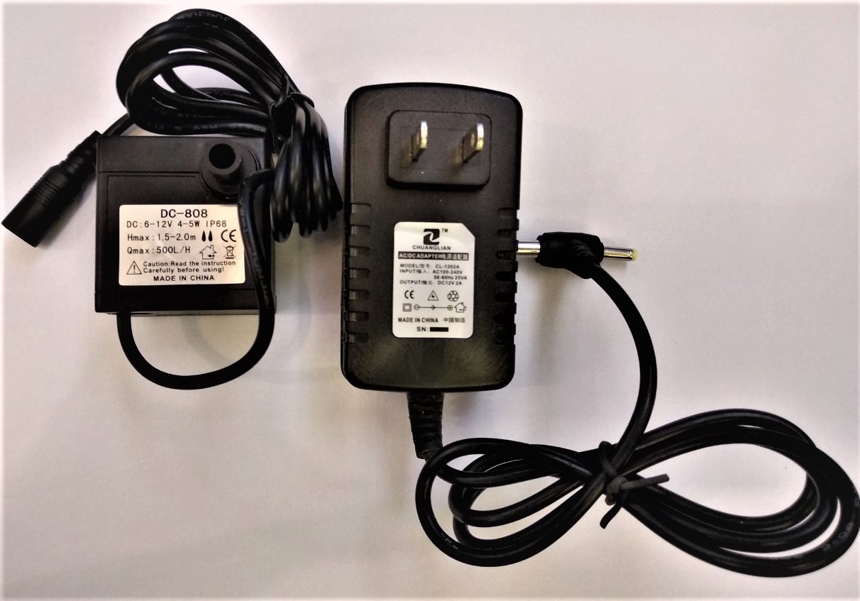 Máy bơm chìm hồ cá hòn non bộ Smart Pumps DC-808 12V 5W 500L