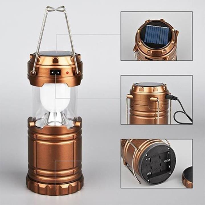 Đèn Bão Năng Lượng Mặt Trời 5800T Cao cấp (Mã SP: 9484-1)