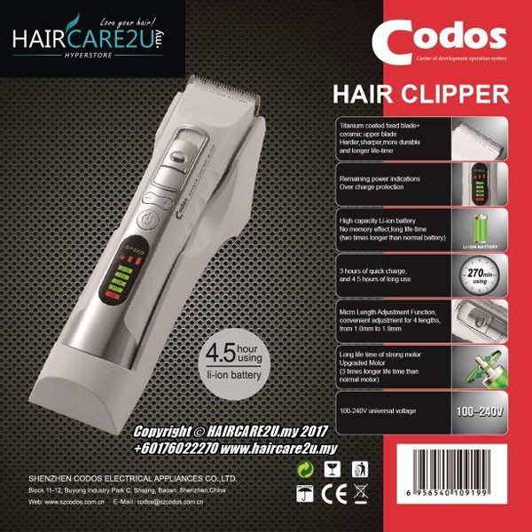 Tông đơ cắt tóc Codos CHC 919