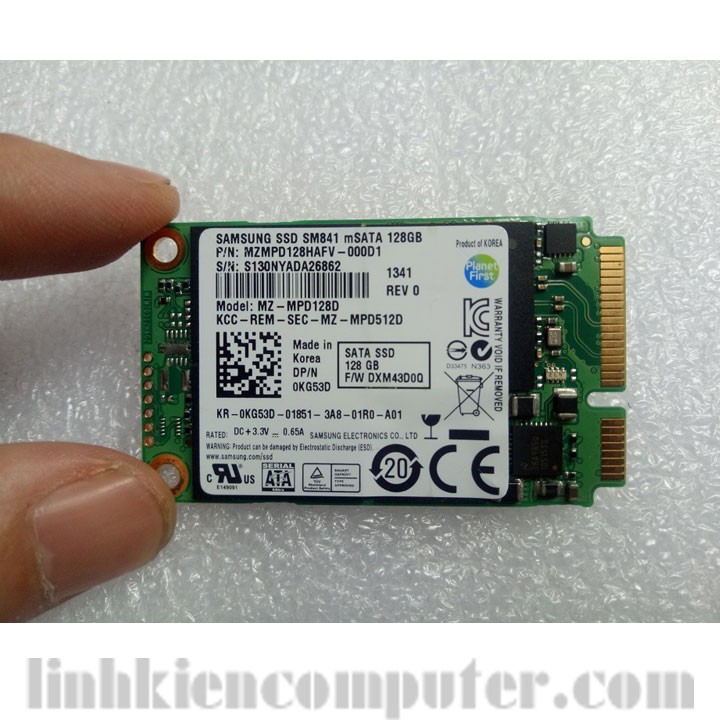 Ổ cứng msata 128gb ssd samsung - ổ cứng zin