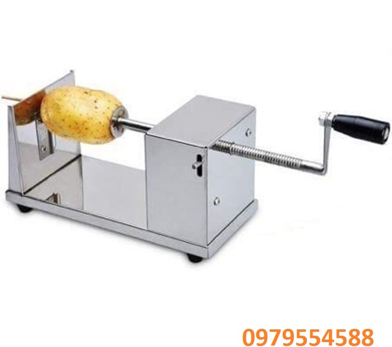 MÁY CẮT KHOAI TÂY LỐC XOÁY KOREA - BẾP CHIÊN NHÚNG (Mã SP: MAYCATKHOAIDO)