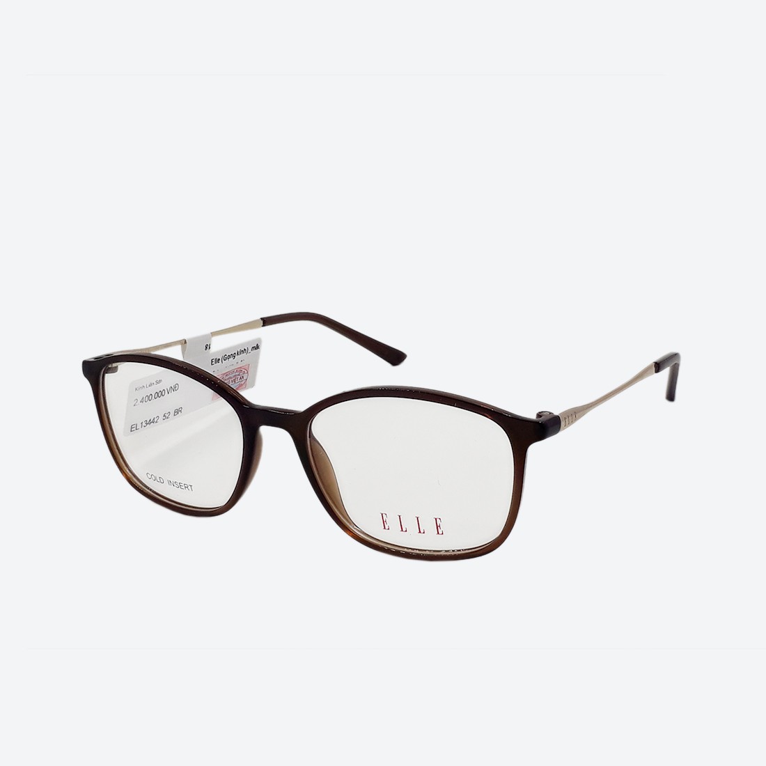 Gọng kính chính hãng elle el13442 br