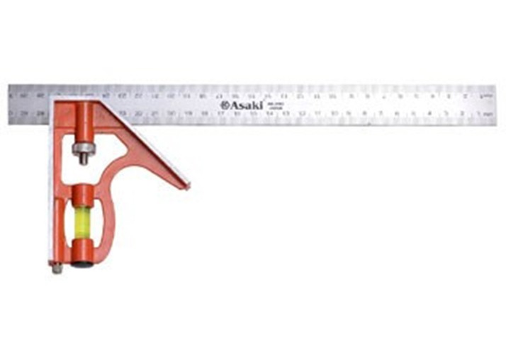 300mm thước êke thủy asaki ak-2592