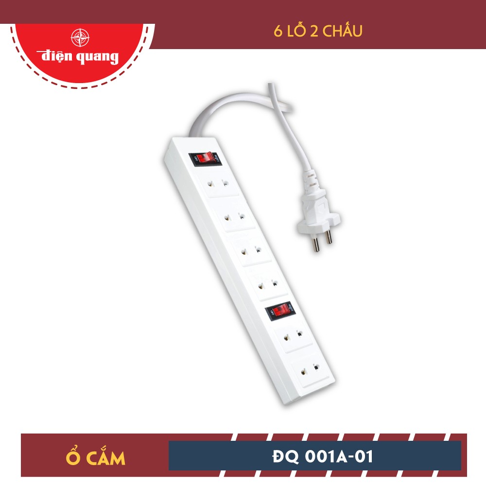 Ổ cắm Điện Quang ĐQ 001A-01 5m