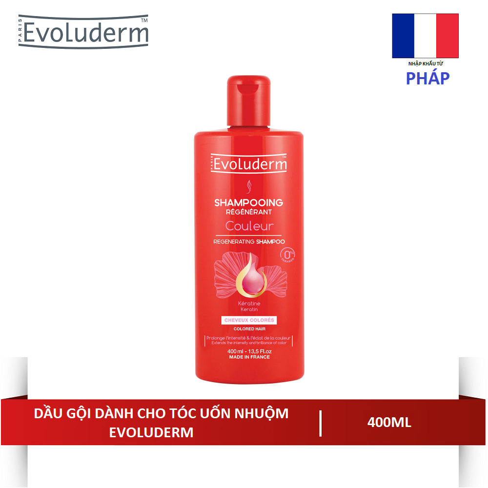 Dầu Gội Evoluderm Clouleur Dành Cho Tóc Uốn Nhuộm 400ml