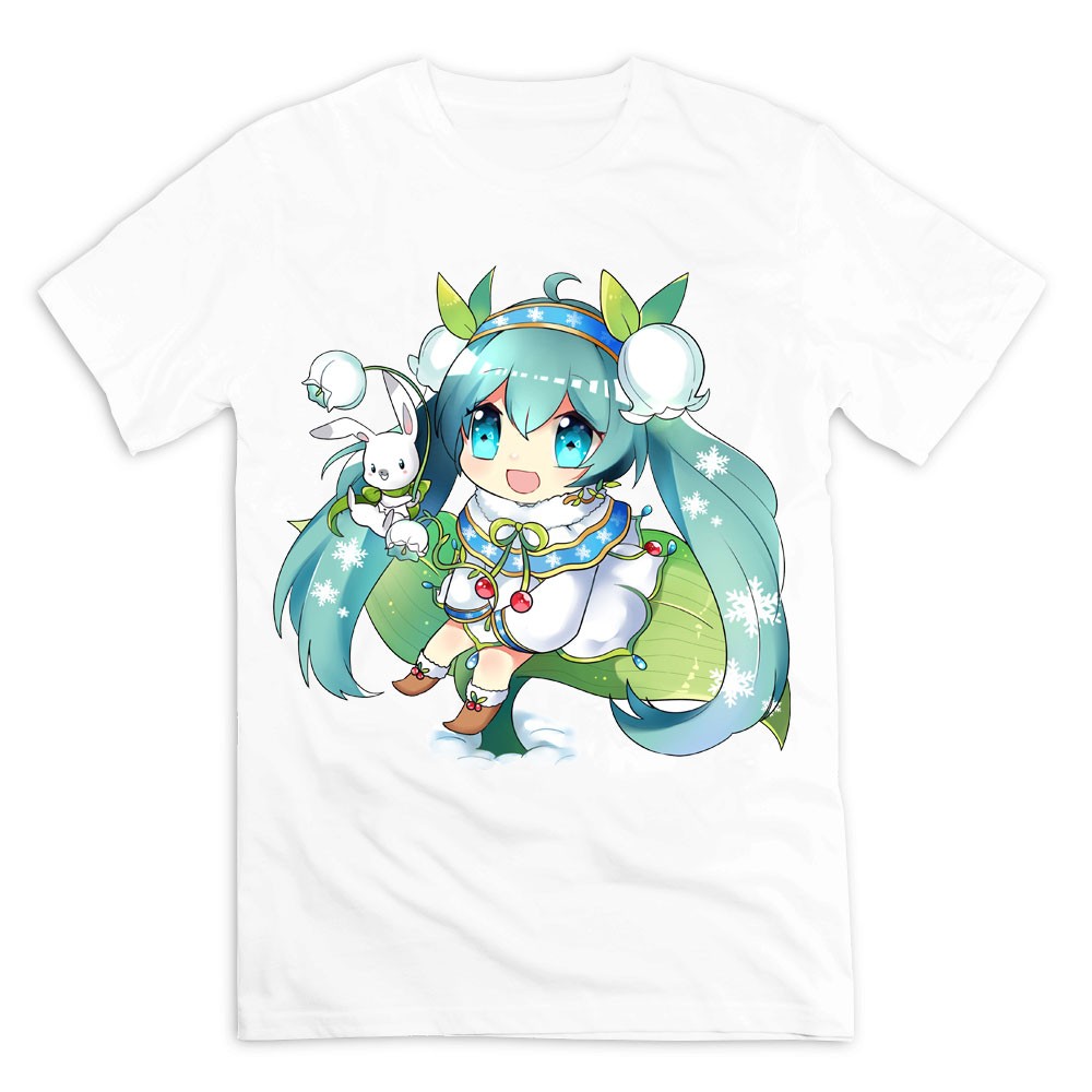 Áo thun Vocaloid 01 Snow Miku