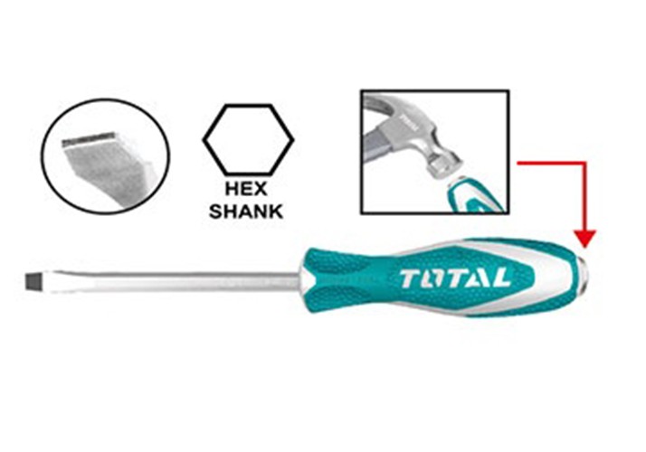 8x150mm tuốc nơ vít tô vít đóng dẹp total thtgts8150