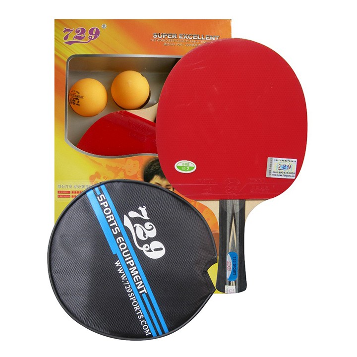 Vợt bóng bàn 729 - 2040 chính hãng tặng kèm bao vợt + 2 bóng