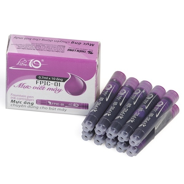 Hộp 10 ống mực thiên long fpic - 01