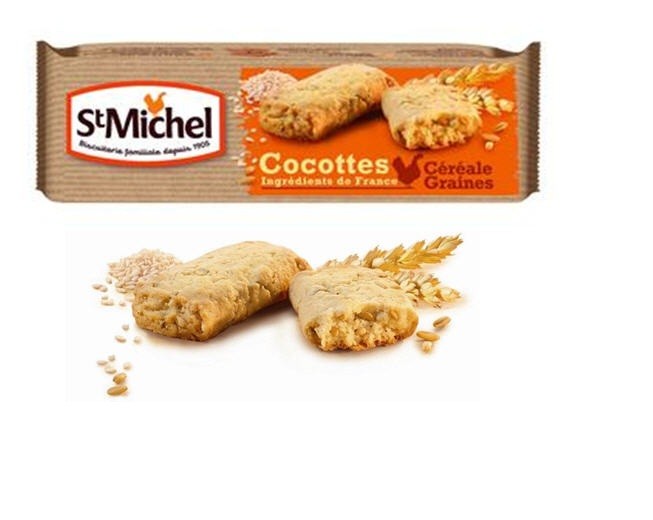Bánh qui  Cocottes ngũ cốc 140g hiệu St Michel