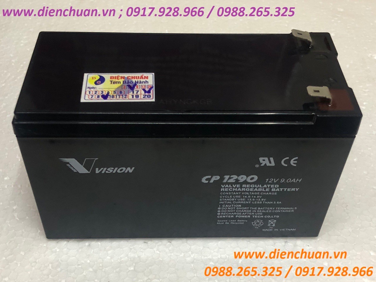 Ắc quy vision 12v-9ah cp1290