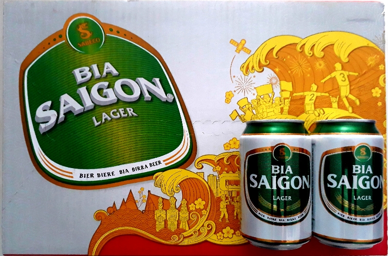 Bia Sài Gòn Lager 330ml tết 2019 Thùng 24 Lon (Mã SP: Bia893739)