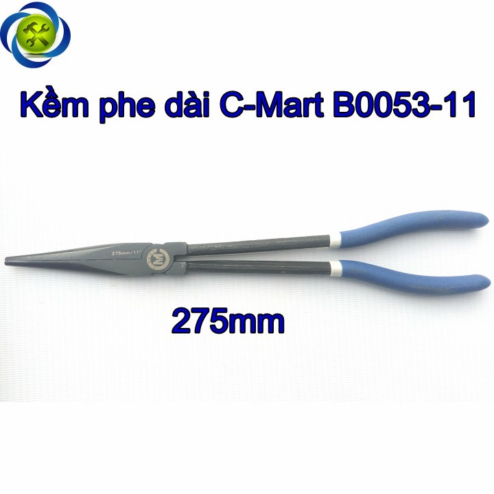 Kìm phe dài miệng thẳng c-mart b0053-11 275mm