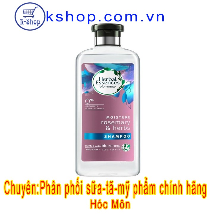 Dầu Gội Herbal Essences Thảo Mộc và Hương Thảo 400ml