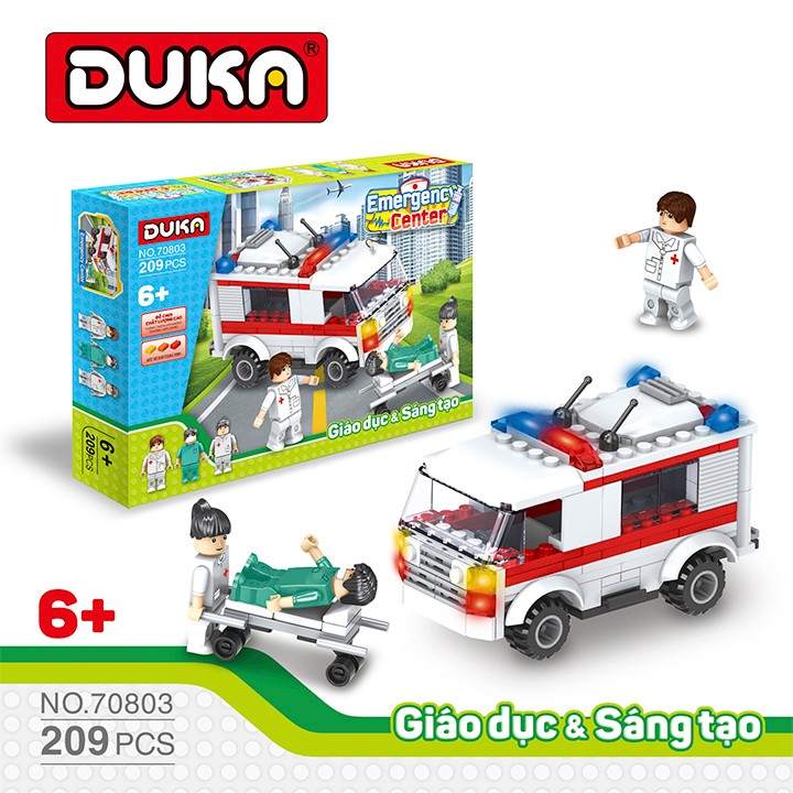 Bộ Đồ Chơi ghép hình - Trung Tâm Cấp Cứu Z70803 209 Chi Tiết