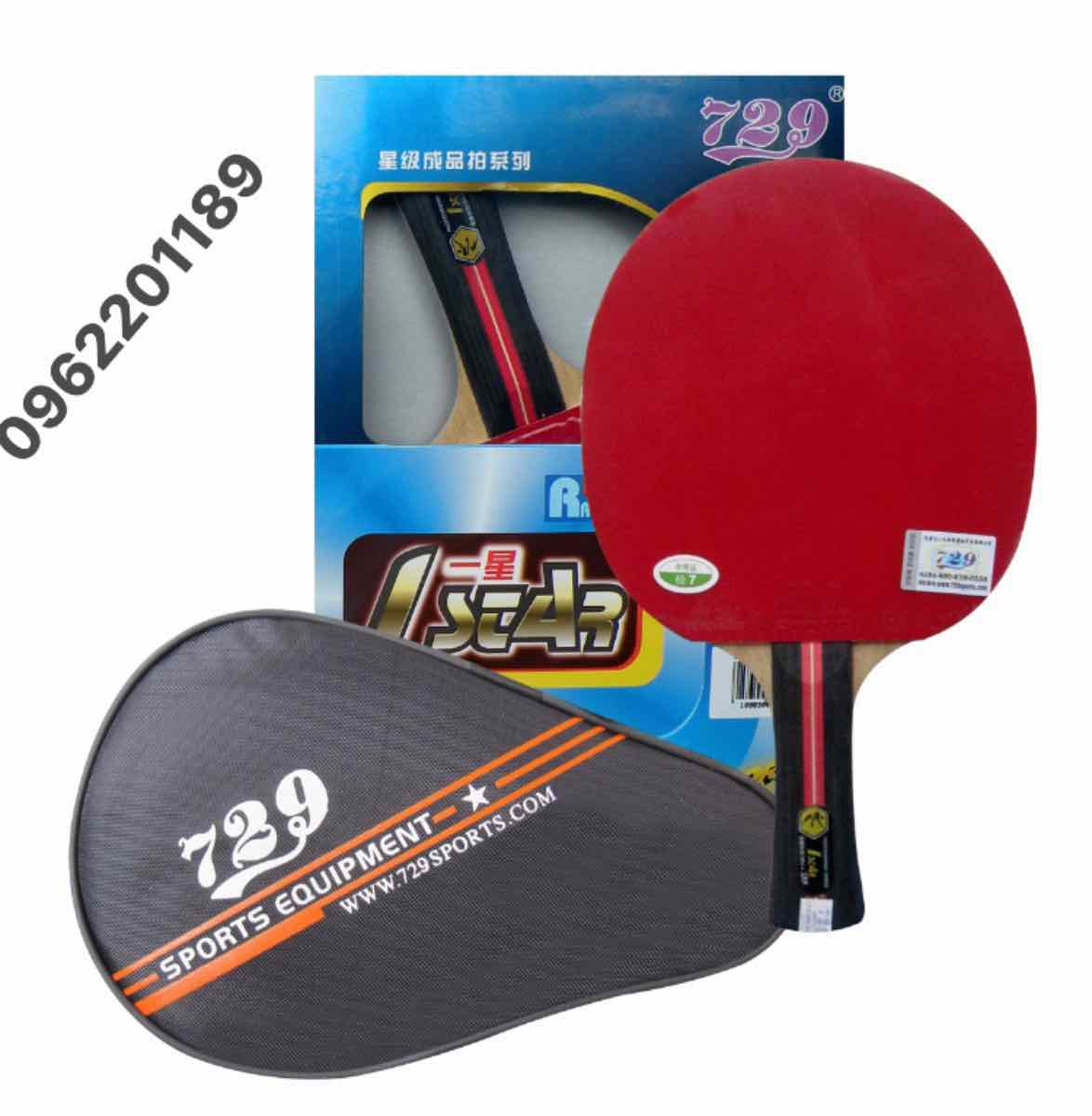 Vợt bóng bàn 729 Cacbon 1 star Hàng Chính Hãng
