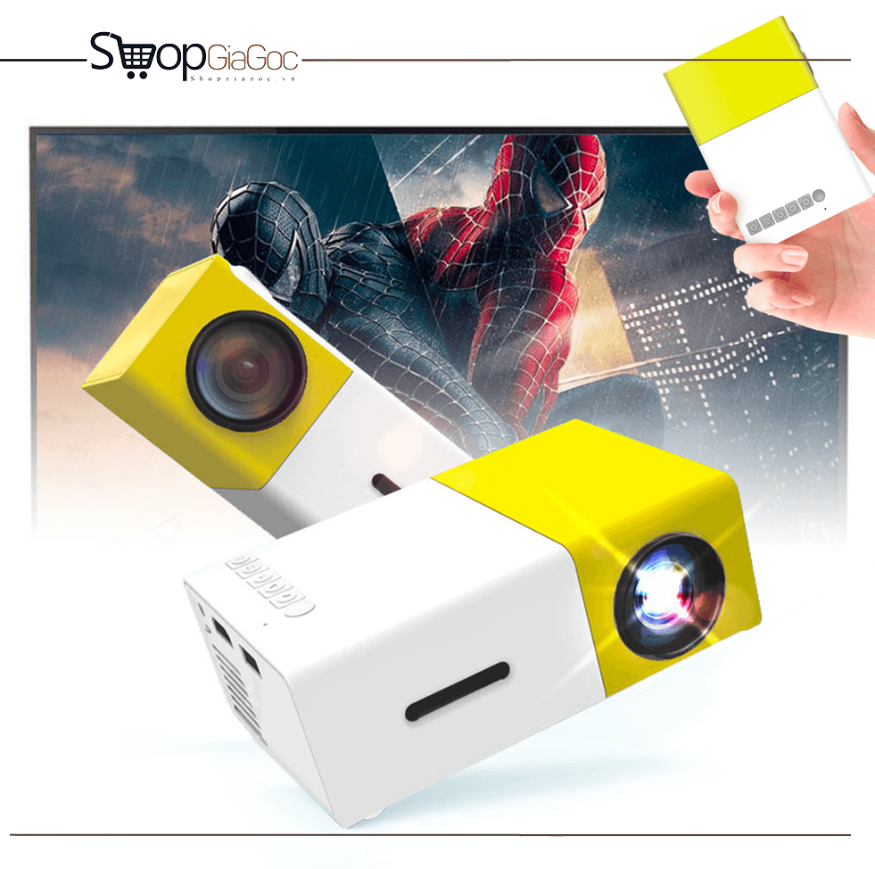 Máy chiếu mini lcd led projector yg-300