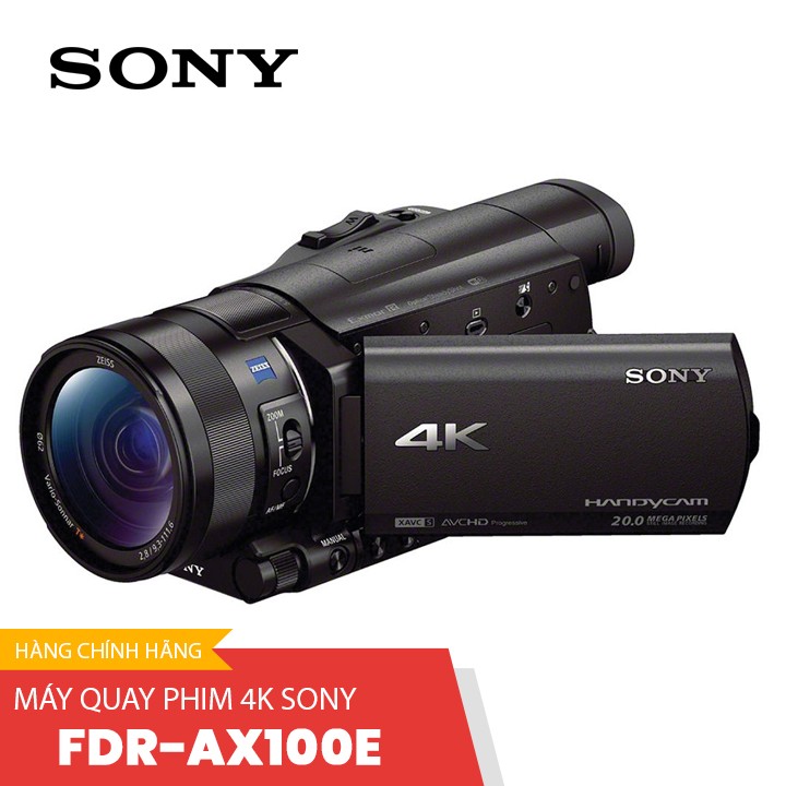 Máy quay KTS Sony Handycam FDR AX100E - Black