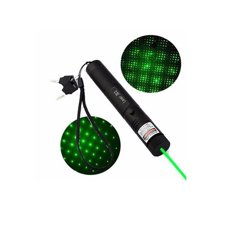 Đèn pin laser pointer 303 chiếu cực xa hiệu ứng siêu đẹp