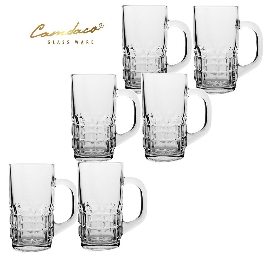 BỘ 6 LY THỦY TINH CÓ QUAI UỐNG CAFE LTC01