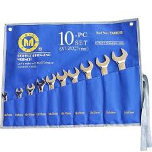 Bộ cờ lê 2 đầu miệng 10 chi tiết C-Mart T0003B