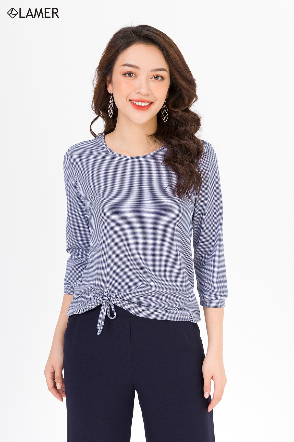 Áo Thun Nữ Rút Dây Eo Lamer L61W19T027