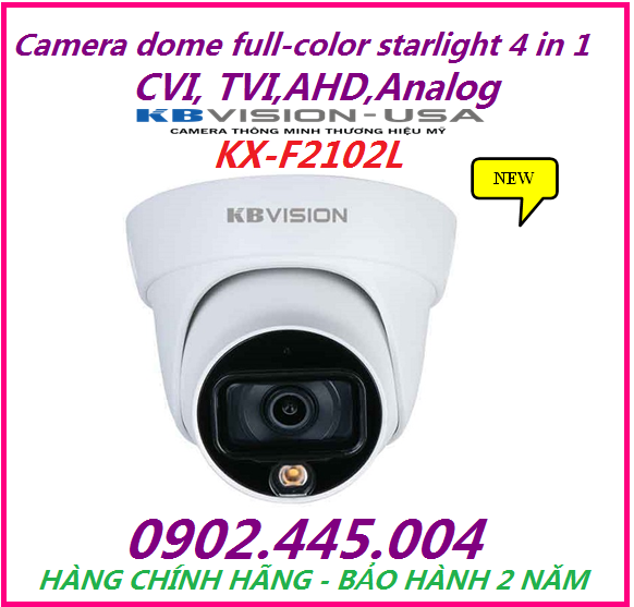 Camera 4 in 1 Kbvision KX-F2102L - 2MP