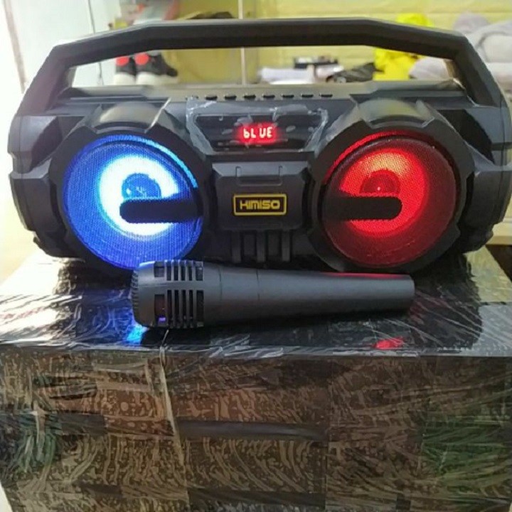 Loa hát karaoke mini kèm tặng kèm mic (Mã SP: loa hát karaoke kèm míc)