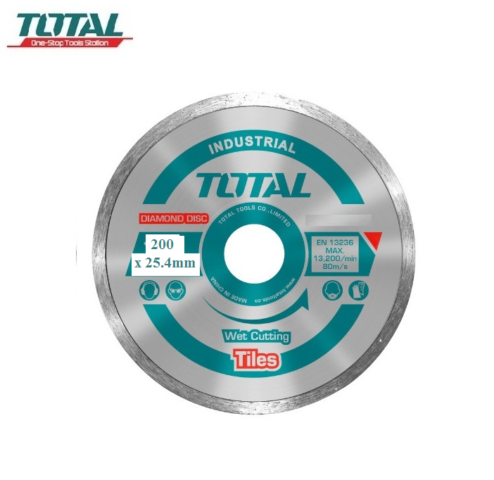 Đĩa cắt gạch ướt 200x25.4mm Total TAC2122003