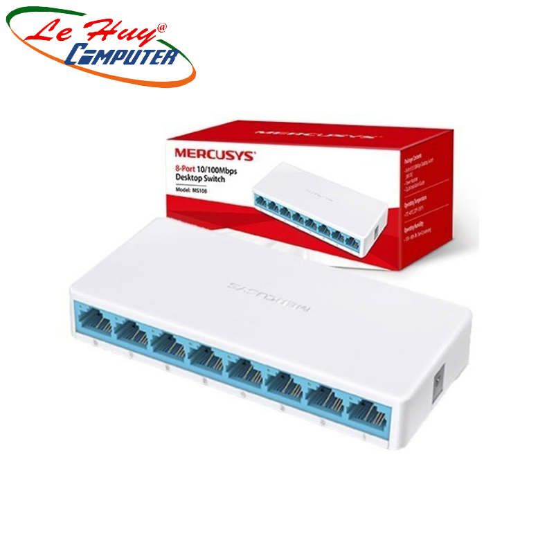 Bộ chia 8 cổng mercusys ms108 - hàng chính hãng