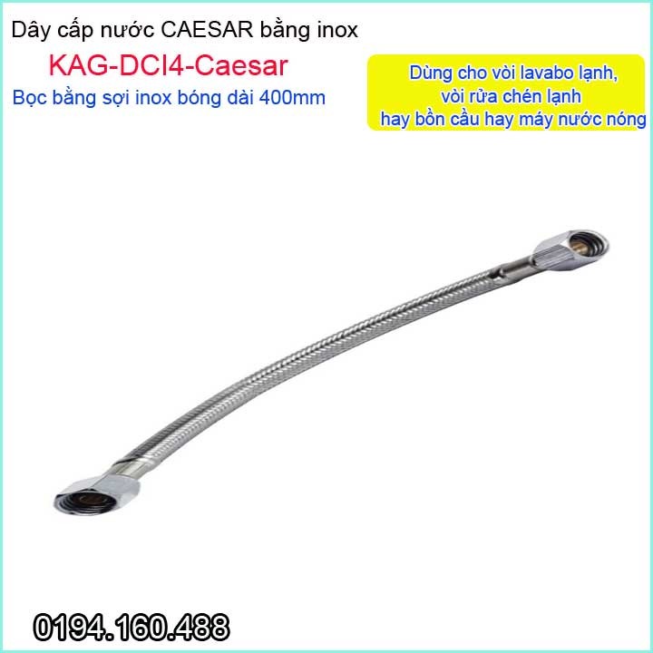 Dây cấp nước bằng Inox Caesar BF422