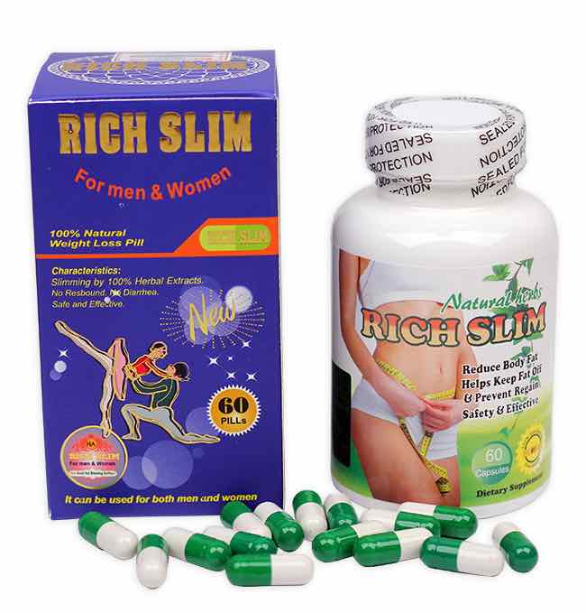 Viên uống giảm cân Rich Slim - 60 viên