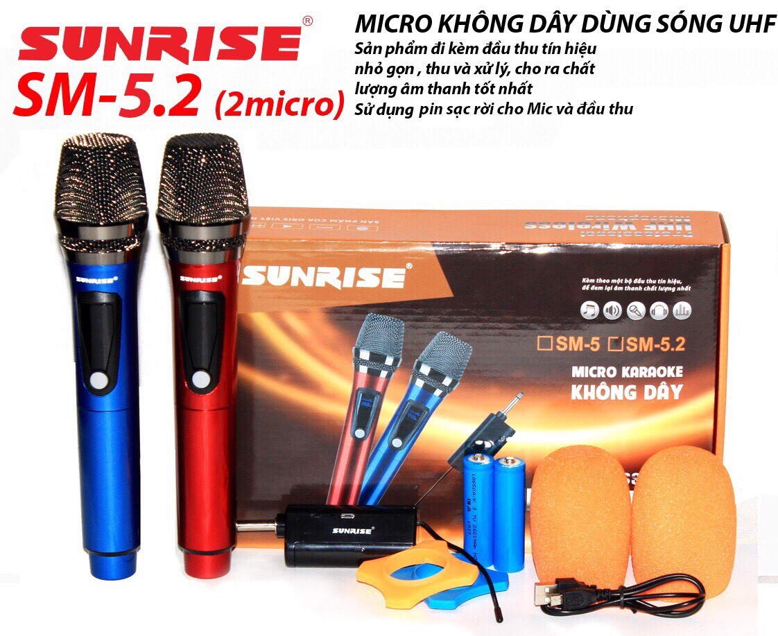 Micro không dây sunrise SM-5.2 (Mã SP: SM-5.2)