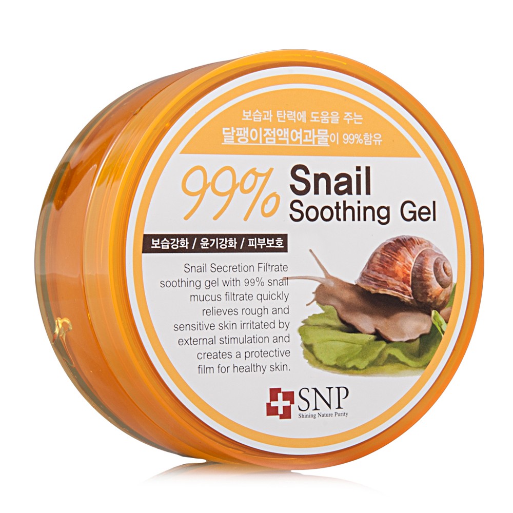 Gel dưỡng da chiết xuất ốc sên SNP Snail 99% Soothing Gel 300g