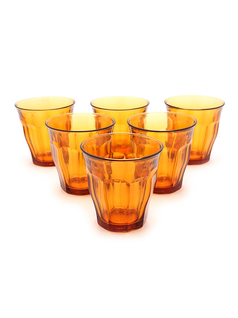 Bộ 6 ly thủy tinh Duralex Amber 1027DB06A0111 250ml