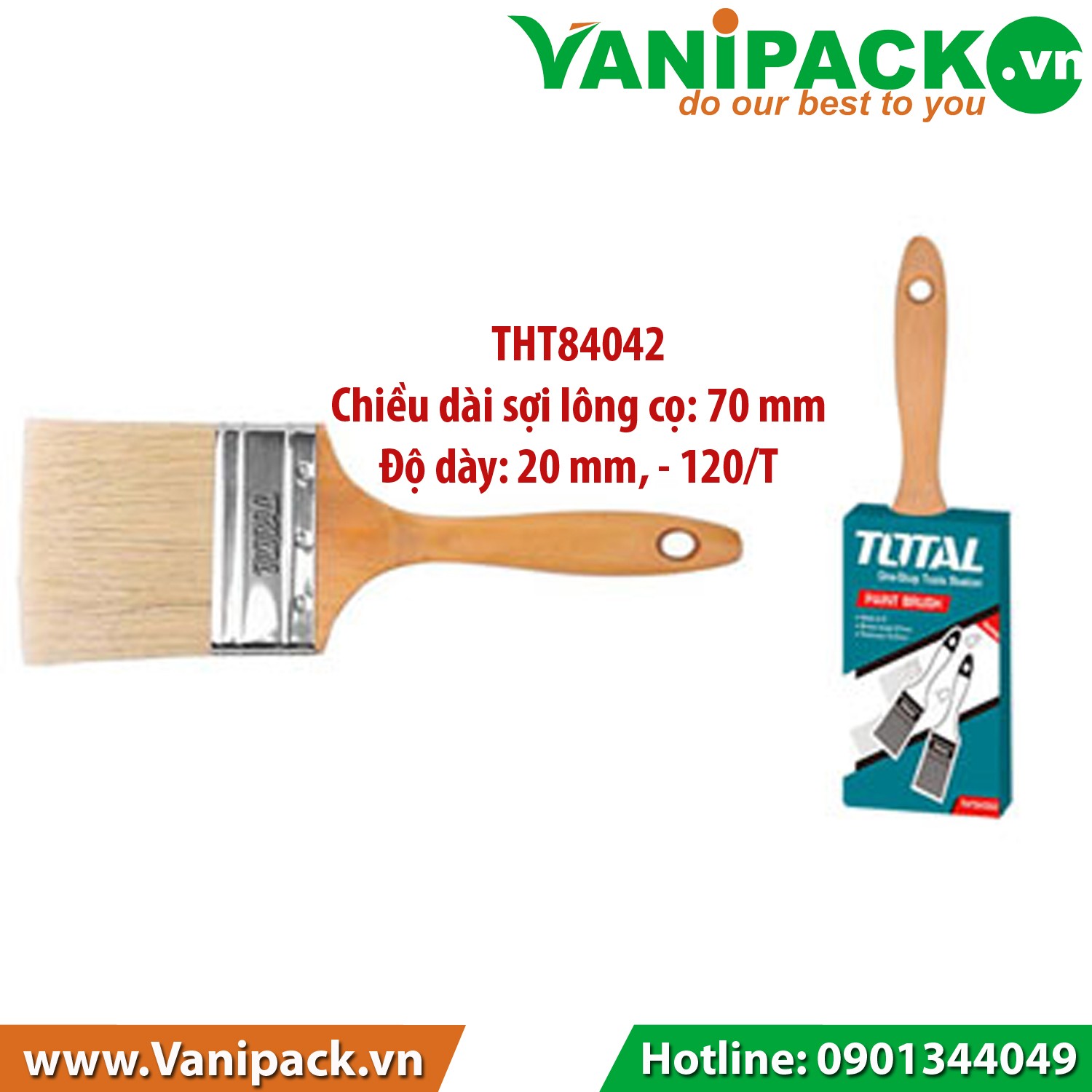 Cọ sơn Total THT84042