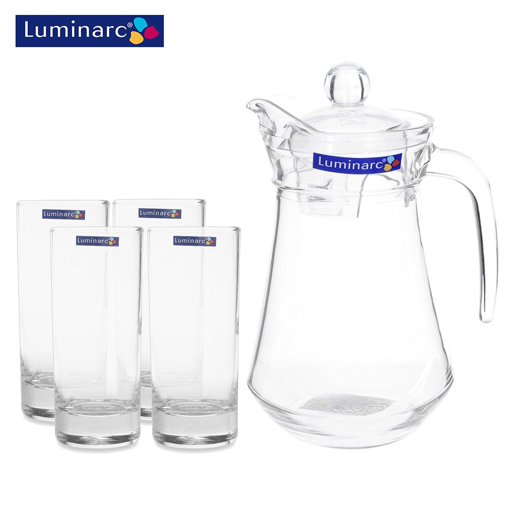 BỘ BÌNH LY THỦY TINH 5 MÓN LUMINARC ARC ISLANDE