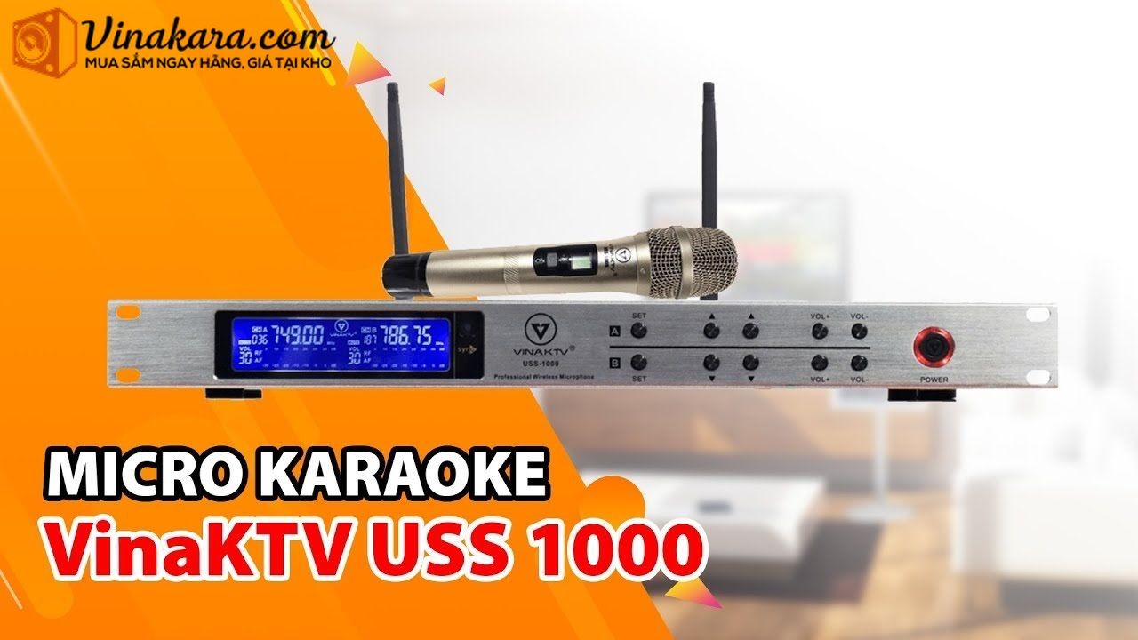 Micro không dây VinaKTV USS-1000
