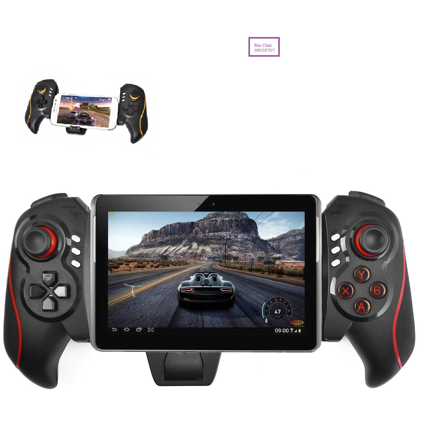 Tay cầm chơi game bluetooth Saitake STK-7003