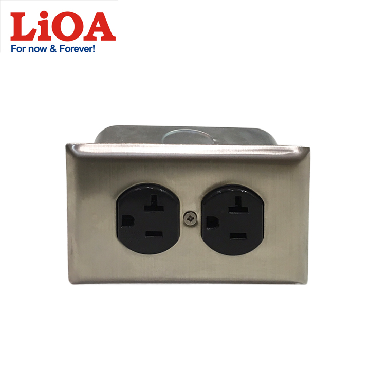 Ổ cắm đôi âm tường LIOA O2AG