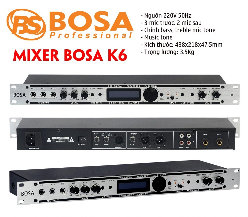 Vang cơ Bosa K7
