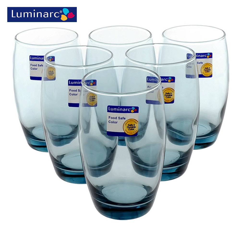 Bộ 6 ly cao tt luminarc salto ice mazarine 350ml L2259