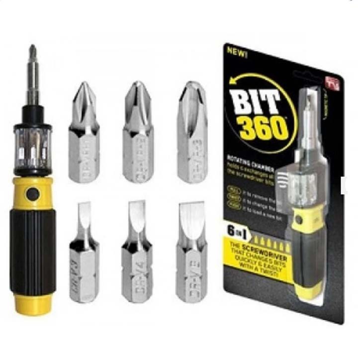 Tua vít đa năng - tua vít bit 360 6 in 1