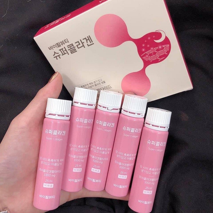 Nước uống VB Vital Beautie Super Collagen thùng 30 chai 20 ml của Hàn Quốc