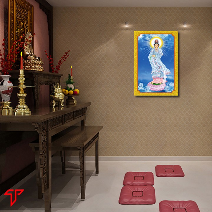 Tranh treo tường hình Phật HPV_32 - 35 x 50 cm